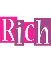 Rich whine logo