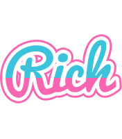Rich woman logo