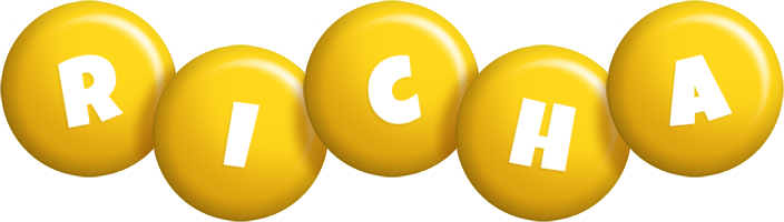 Richa candy-yellow logo