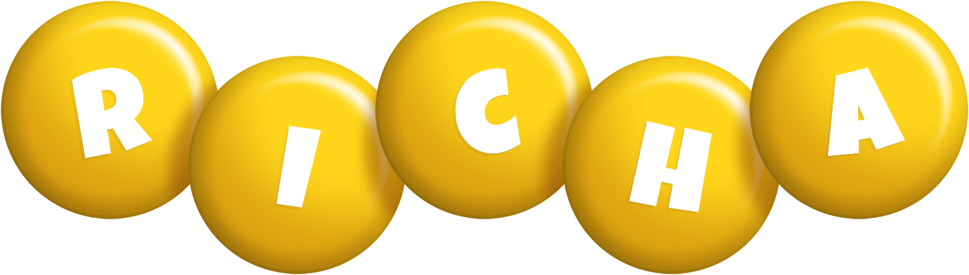 Richa candy-yellow logo