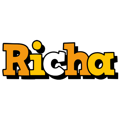 Richa cartoon logo
