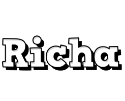 Richa snowing logo