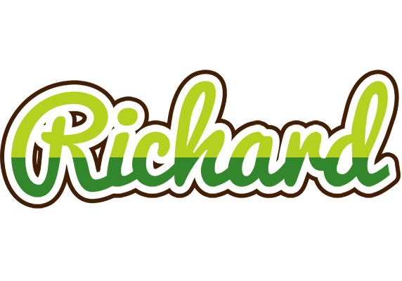 Richard golfing logo