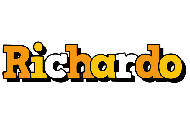 Richardo cartoon logo