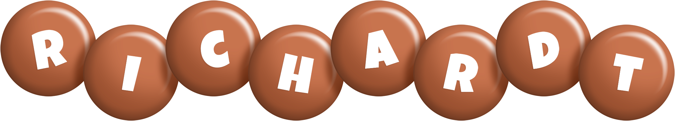 Richardt candy-brown logo