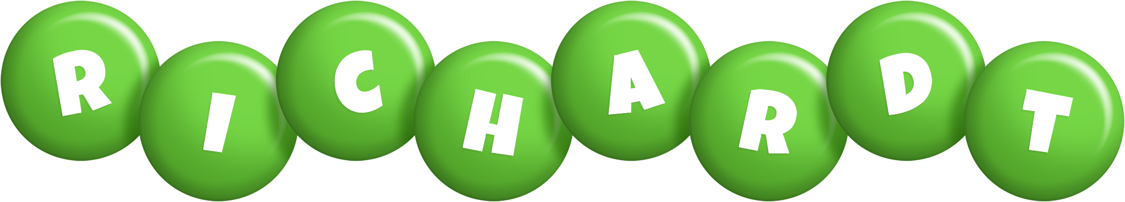 Richardt candy-green logo