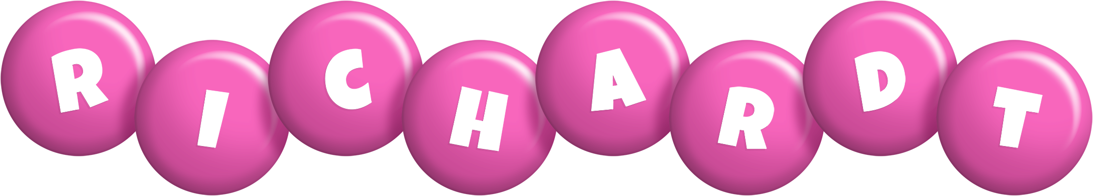 Richardt candy-pink logo