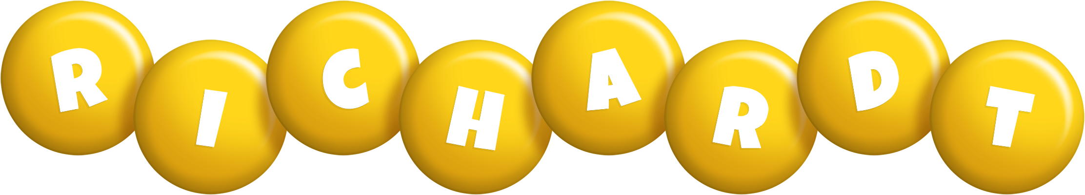 Richardt candy-yellow logo