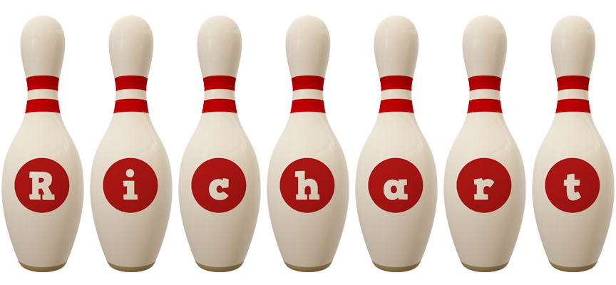 Richart bowling-pin logo