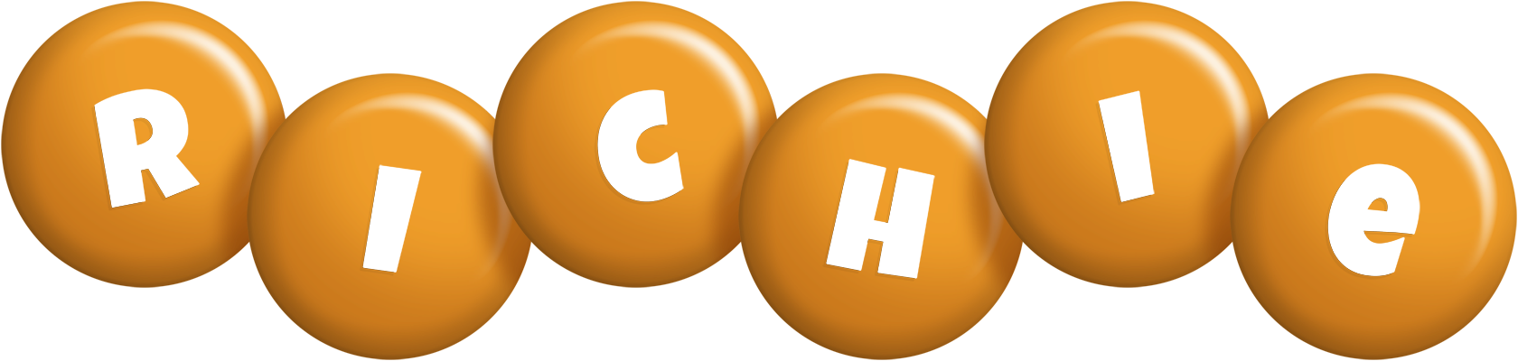 Richie candy-orange logo