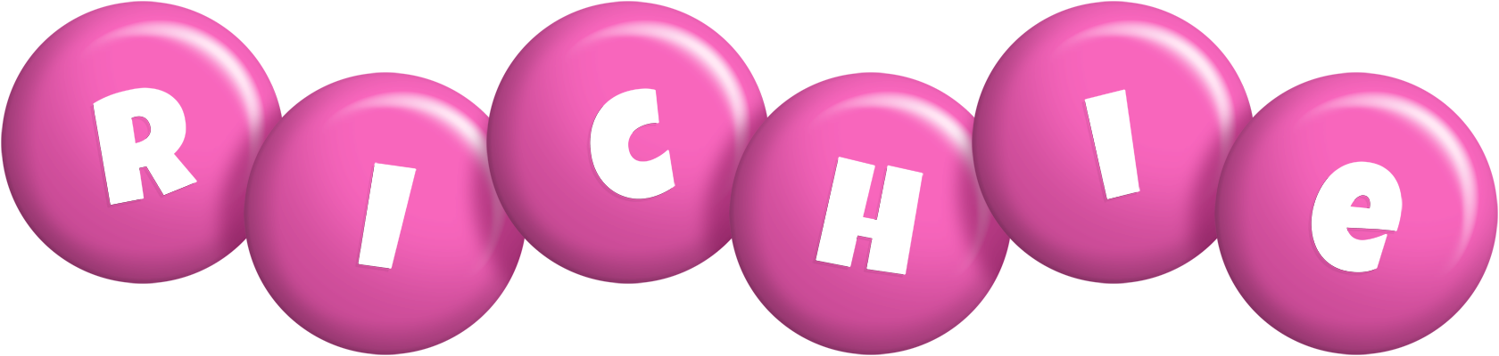 Richie candy-pink logo