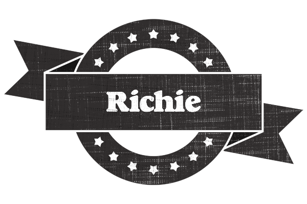 Richie grunge logo