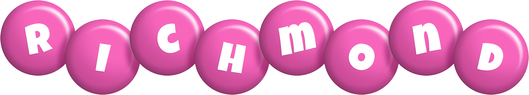 Richmond candy-pink logo
