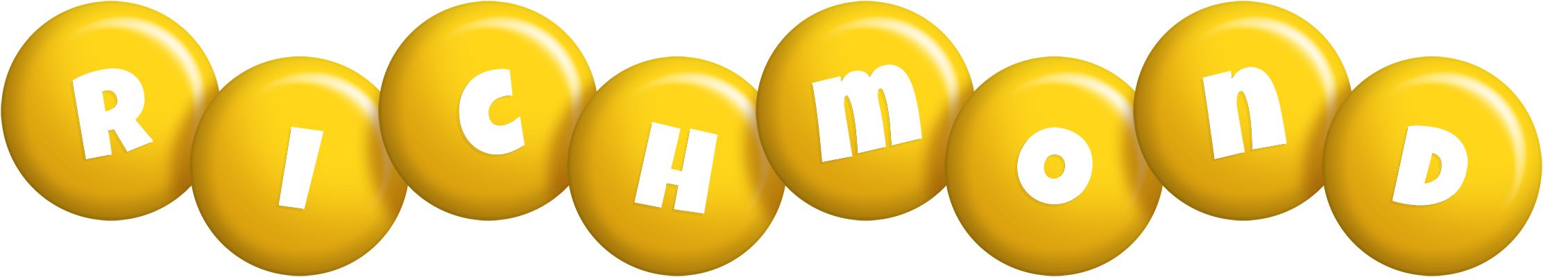 Richmond candy-yellow logo