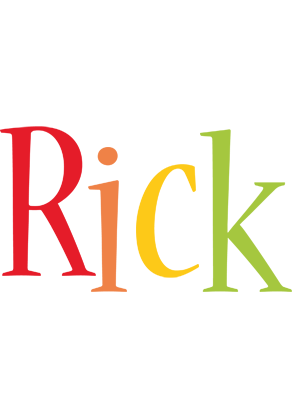 Rick birthday logo