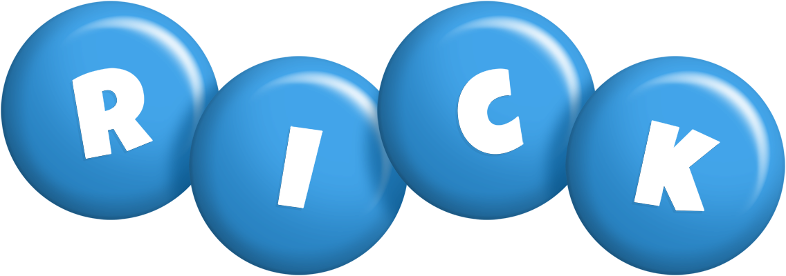 Rick candy-blue logo