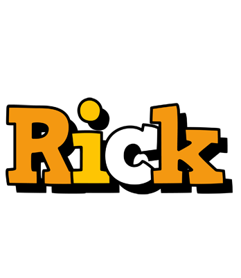Rick cartoon logo