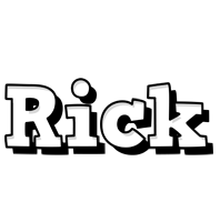 Rick snowing logo