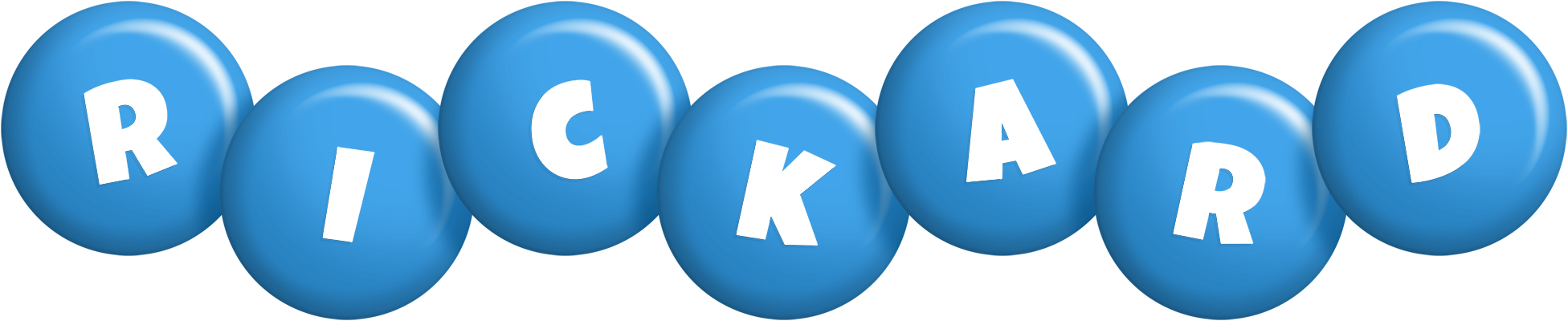 Rickard candy-blue logo