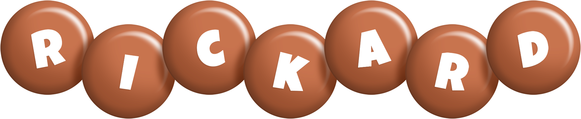 Rickard candy-brown logo