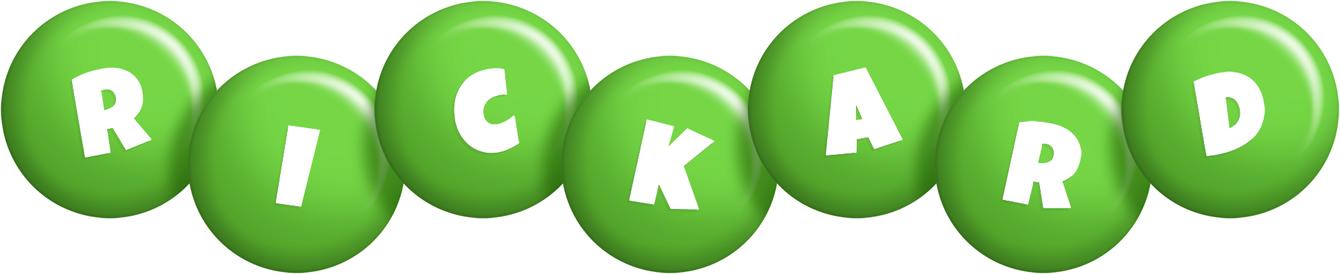 Rickard candy-green logo