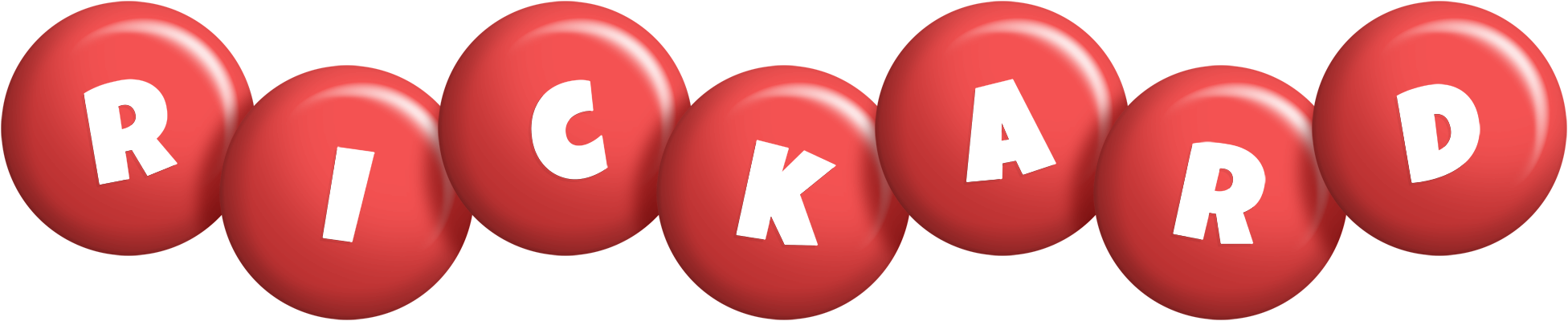 Rickard candy-red logo