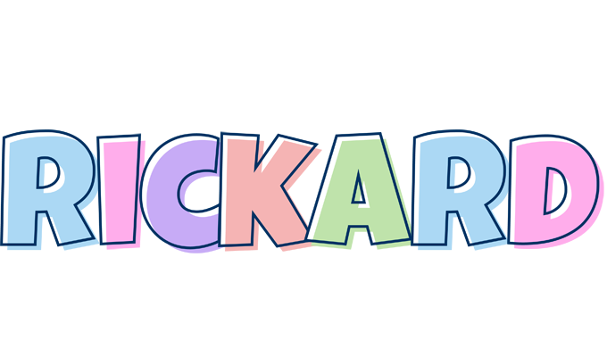 Rickard pastel logo