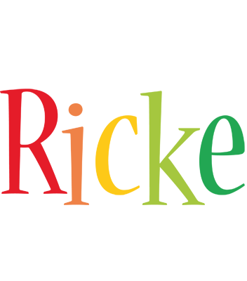 Ricke birthday logo