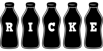 Ricke bottle logo