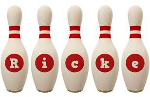 Ricke bowling-pin logo