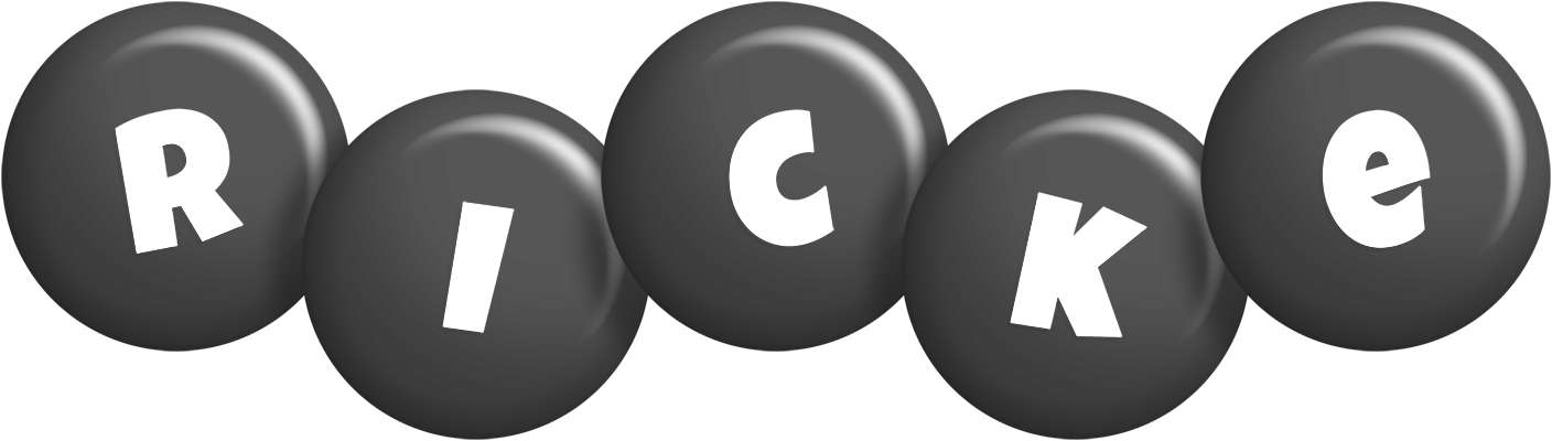 Ricke candy-black logo