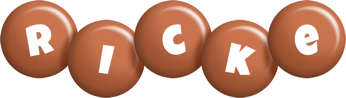 Ricke candy-brown logo