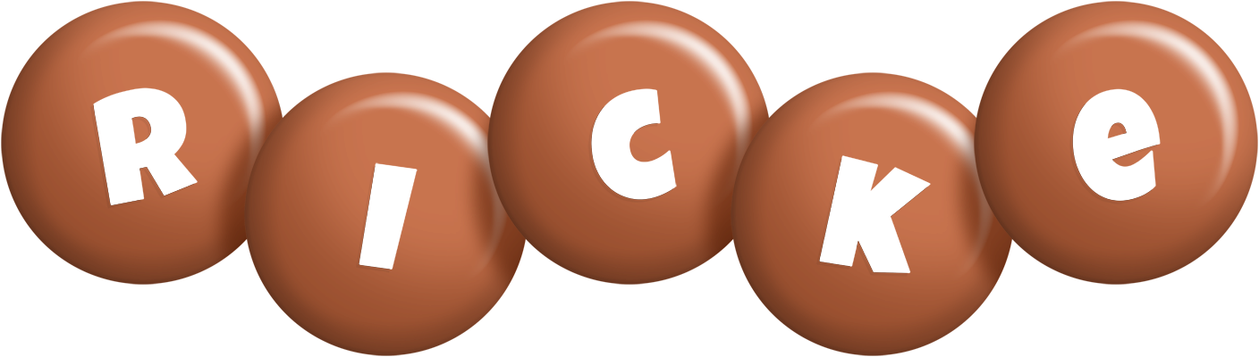 Ricke candy-brown logo
