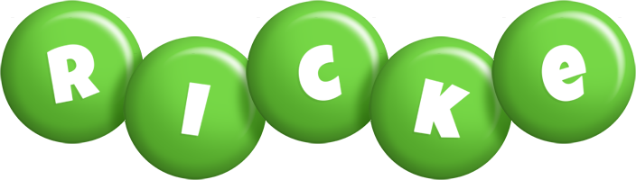 Ricke candy-green logo