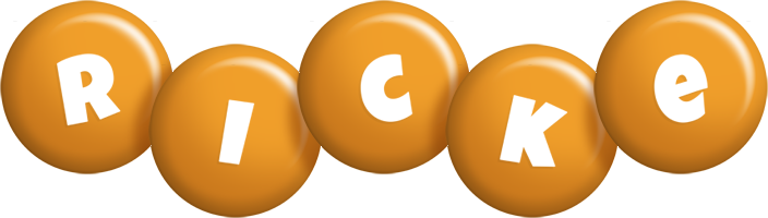 Ricke candy-orange logo