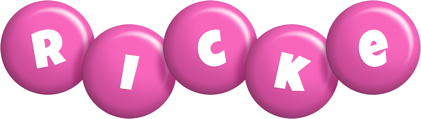 Ricke candy-pink logo