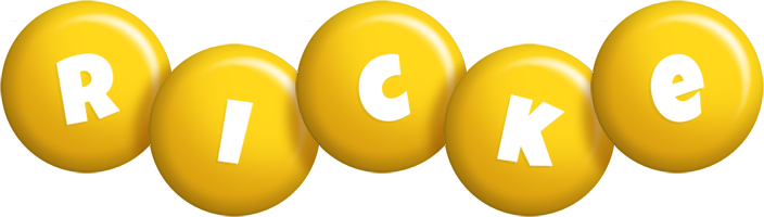 Ricke candy-yellow logo