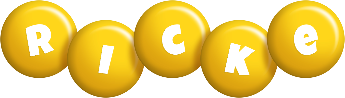 Ricke candy-yellow logo