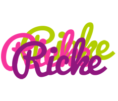Ricke flowers logo