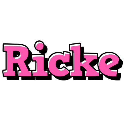 Ricke girlish logo