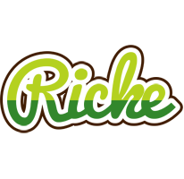 Ricke golfing logo