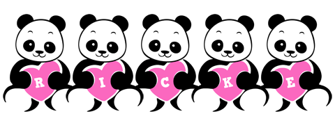 Ricke love-panda logo