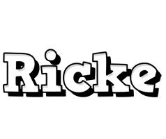 Ricke snowing logo
