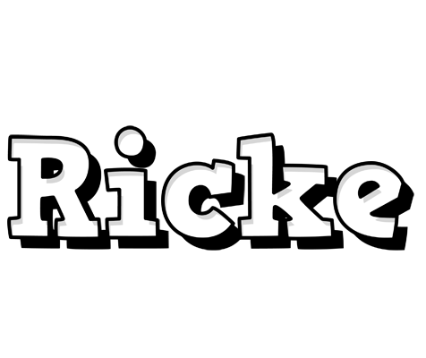 Ricke snowing logo