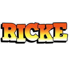 Ricke sunset logo