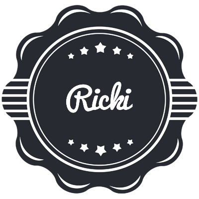 Ricki badge logo
