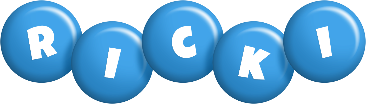 Ricki candy-blue logo