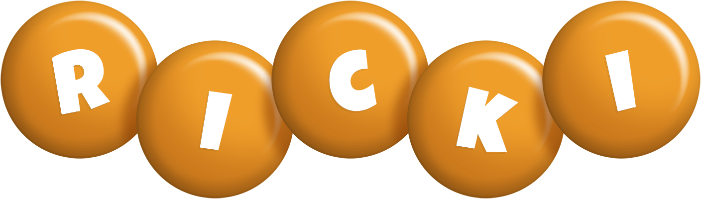 Ricki candy-orange logo
