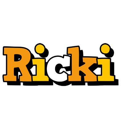 Ricki cartoon logo