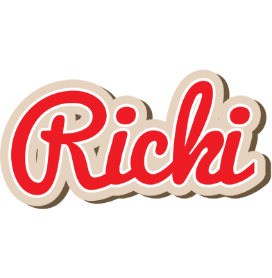Ricki chocolate logo